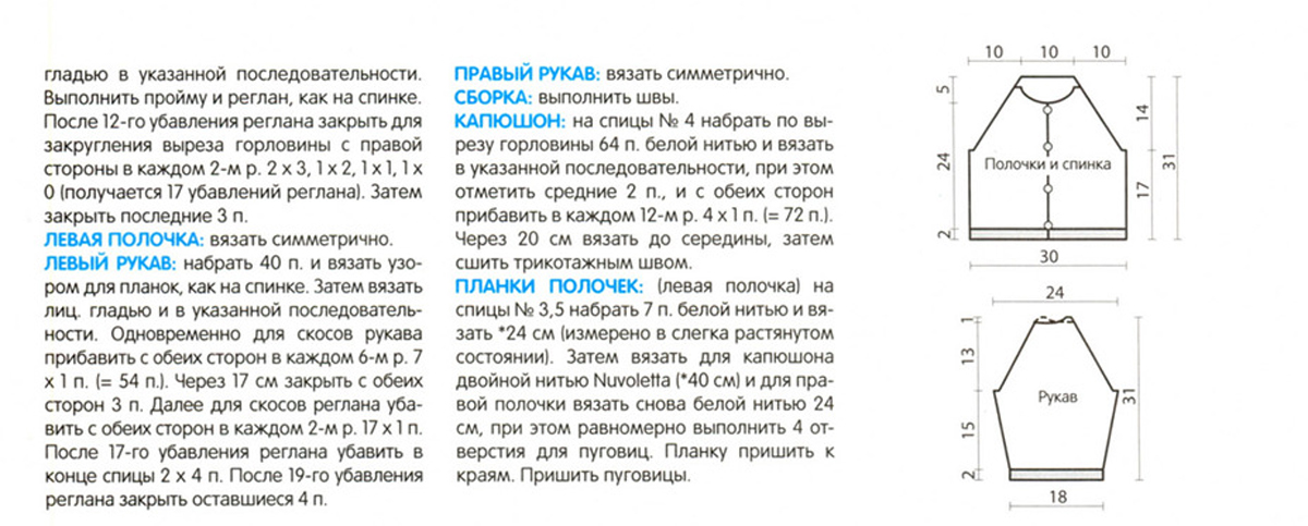 Описание вязания для собак регланом Описание вязания для собак регланом